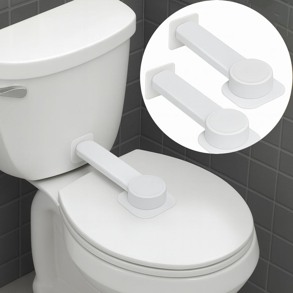 NANZO Toilet Locks 2-Pack in package, ready for quick installation