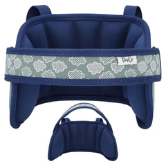 NAPUP adjustable head support side view for secure naps on the road.