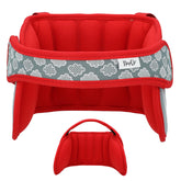 NapUp adjustable head support in car seat for steadier naps.