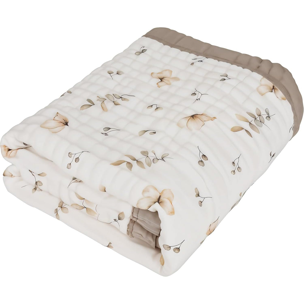 Natchiketa organic cotton muslin blanket soft touch ideal for gentle swaddling and cozy naps