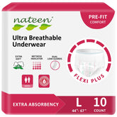 Nateen Flex Plus Large pull-ups shown for a secure daily fit.