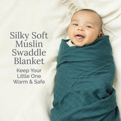 Natemia Muslin blanket breathable weave suitable for all-season comfort