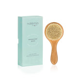 Natemia wooden baby hair brush with soft goat hair bristles for gentle grooming