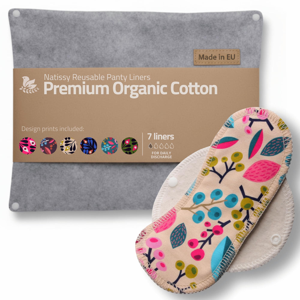 Natissy EU-made ultra-soft panty liner small pack shot for daily freshness