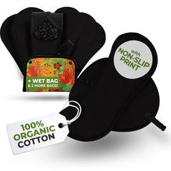 Natissy non-slip premium print close-up shows secure stay-put wear for daily use.