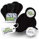 Natissy non-slip teens pad with secure fit for all-day confidence at school and sports.
