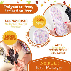 Natissy organic cotton top keeps skin breathable and cool.
