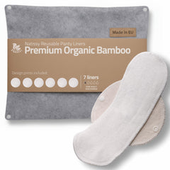 Natissy ultra-thin medium panty liner with secure wings for all-day confidence.