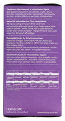 Natracare Organic Cotton Cover close-up highlights natural, skin-friendly materials for sensitive skin.