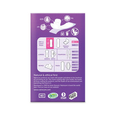 Natracare Dry and Light pads organic cotton cover visible for gentle, breathable protection.