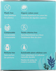 Natracare fragrance-free packaging supports gentle use and eco-friendly disposal.