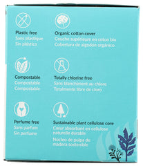 Natracare fragrance-free pad detail for comfortable daily wear.
