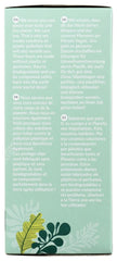 Natracare no-plastic liner with no dyes or perfumes; chlorine-free production.