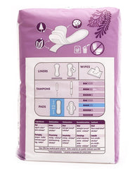 Natracare plant-based bag packaging highlights plastic-free, planet-friendly choice