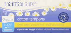 Natracare tampons super with applicator tampons with organic cotton core for everyday comfort