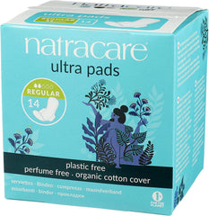 Natracare Ultra With Wing pads absorbent core closeup