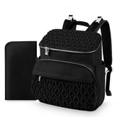 NatuFuse diaper bag backpack with expandable bottom zip for growing newborn needs.