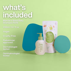 Natura Baby Shampoo Refill hand-pour action for easy use