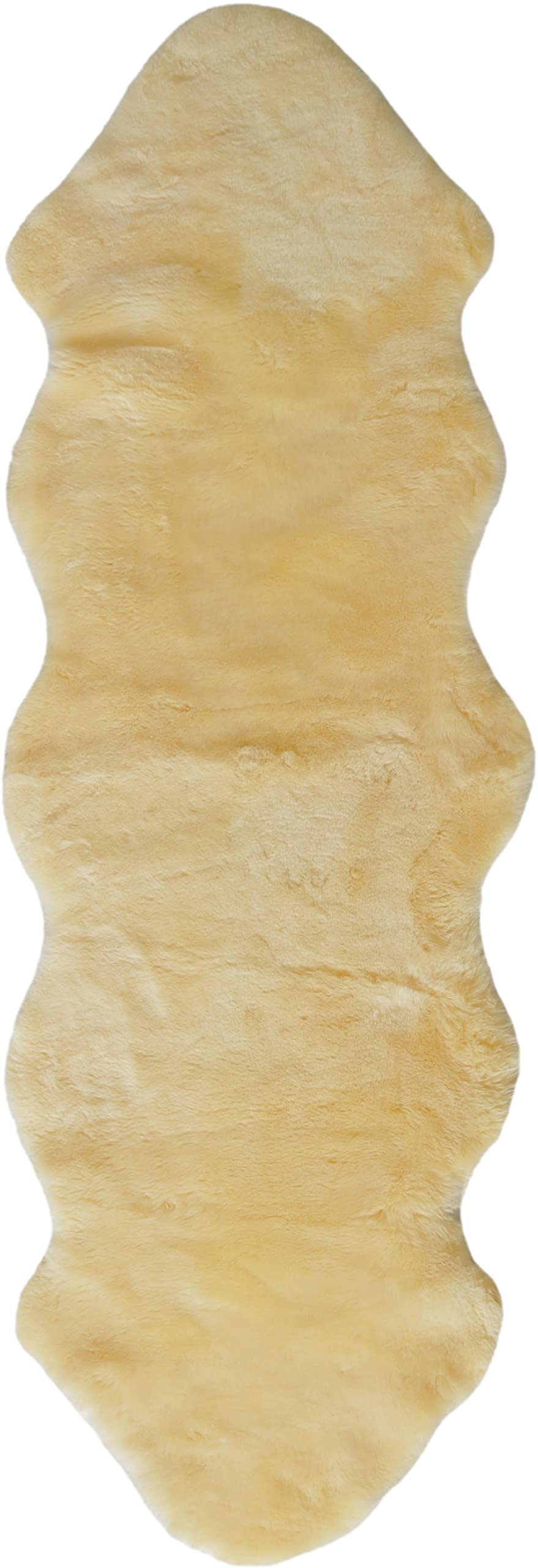 Natural Design N natural sheepskin bed pad 24x72 contours your body for gentle support.