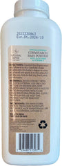 Natural Sense baby powder texture closeup shows silky feel and Aloe Vera benefits