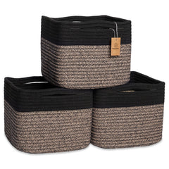 NaturalCozy folded-structure basket stays firm for neat shelves.