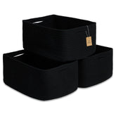 NaturalCozy storage basket rectangle shape keeps toys organized and accessible.