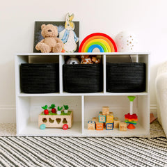 NaturalCozy storage cubes 28 percent more space than round bins at same size.