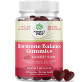 Natures Craft Hormone Balance gummies bottle for PMS and menopause support may boost mood and energy