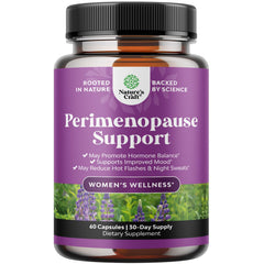 Natures Craft complete perimenopause bottle front for reliable hormone balance support.