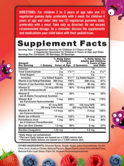Close-up of berry punch gummies highlighting probiotic blend for kids