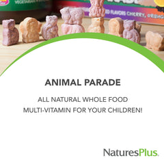 NaturesPlus Animal Parade watermelon-flavored chewables appeal to kids