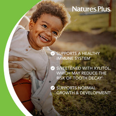 NaturesPlus Animal Parade Gold shows probiotic blend and D3/K2 ingredients