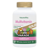 NaturesPlus Animal Parade Gold watermelon-chewables in fun animal shapes for kids