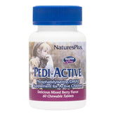 NaturesPlus Pedi-Active LECI-PS bottle with mixed berry chewables for focus support.