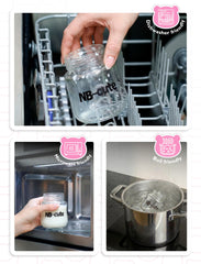 NB-cute wide-neck bottle opening for easy filling and cleaning