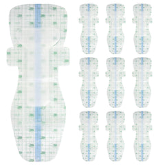 NCHEMDL waterproof swimming pad pack of 10 for teens, breathable protection during water activities.