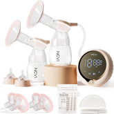 NCVI 8100 double electric breast pump main view with LED display