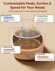 NCVI 8116 night light aids late-night pumping sessions with gentle illumination.