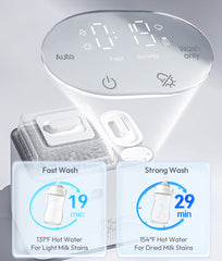 NCVI dryer function drying bottles and parts for quick reuse.