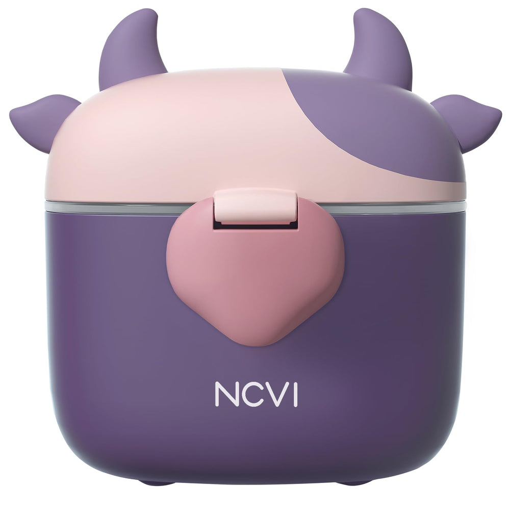 NCVI baby formula dispenser on the go for convenient travel feeding.