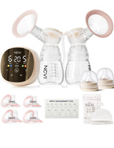 NCVI 8116 electric breast pump front view shows compact, on-the-go design.
