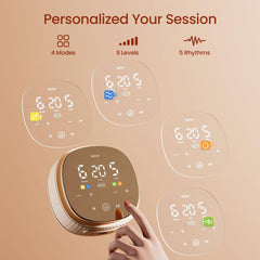 NCVI 8132 display of suction levels and speed settings for customization