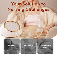 NCVI F1 dual side controls show per breast customization in action