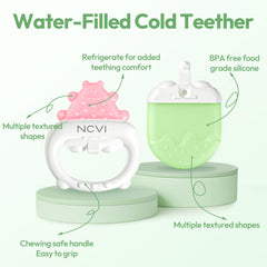 NCVI freezable teether ready to freeze for lasting cold relief