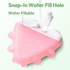 NCVI teether with multiple textures for gum massage