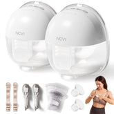 NCVI wearable breast pump front view for discreet hands-free pumping