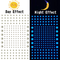 Neasyth glow stars skyblue ceiling dots create a dreamy starry sky effect.
