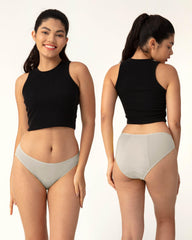 Neione period underwear modal fabric closeup highlights silky softness and breathable comfort.