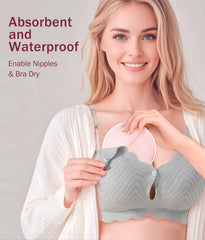 NEIYIDAREN pads with waterproof backing keep bras dry day and night.