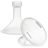 NENESUPPLY 19mm flange breastshield for Lansinoh pumps with comfortable daily use.